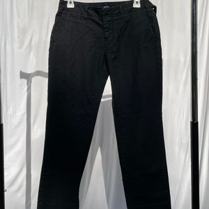 Black Stretch Ankle Pants